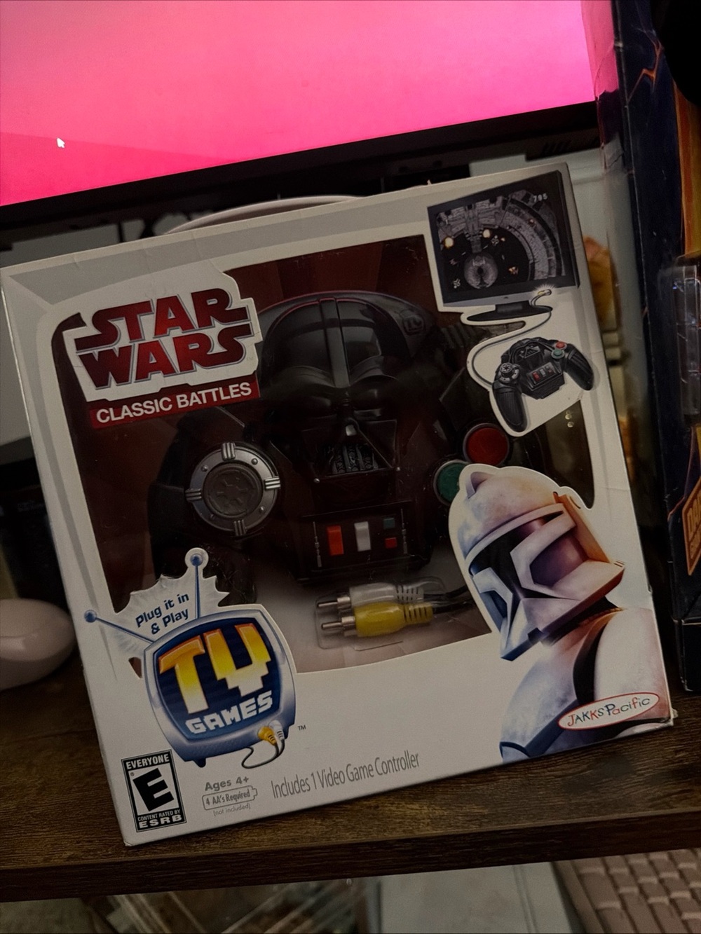 Star Wars Black Classic Battles TV Game Controller with Colored Buttons